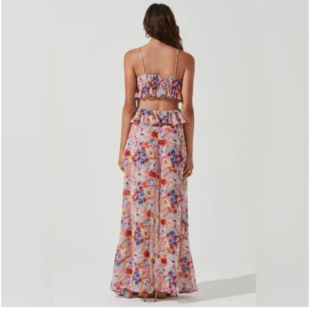 ASTR the Label - Palace Floral Cutout Maxi Dress - Picture 4 of 9